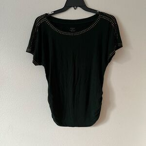 Grace Premise Studio Studded Ruched Mathernity Top